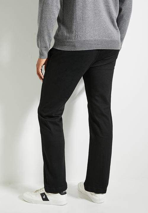 POLO - Mens Quarter Slant Straight Leg Denim - Black