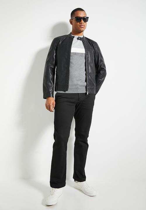 POLO - Mens Quarter Slant Straight Leg Denim - Black