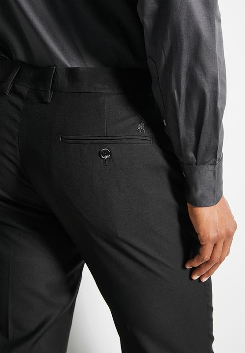 POLO - Mens Custom Fit Trouser - Black