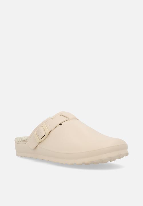 Hush Puppies - Soft desi fur mule - neutral
