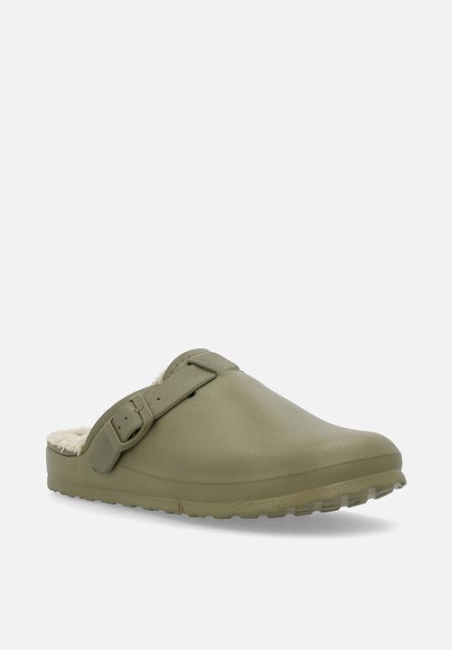 Hush Puppies - Soft desi fur mule - brown