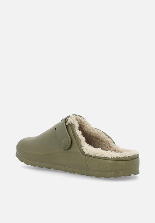 Hush Puppies - Soft desi fur mule - brown