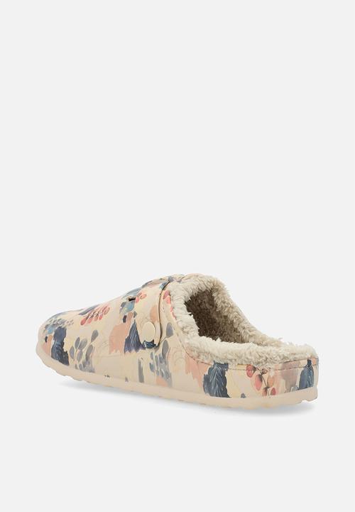 Hush Puppies - Soft desi fur multi mule - multi
