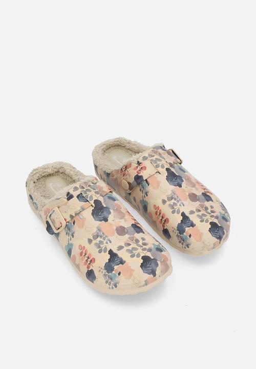 Hush Puppies - Soft desi fur multi mule - multi