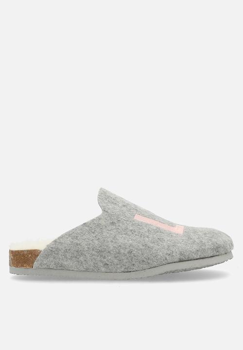 Hush Puppies - Soft bindi slipper - grey