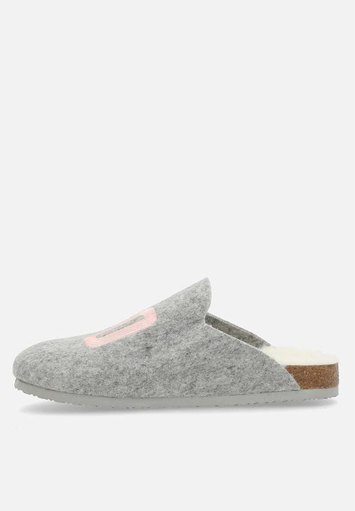 Hush Puppies - Soft bindi slipper - grey
