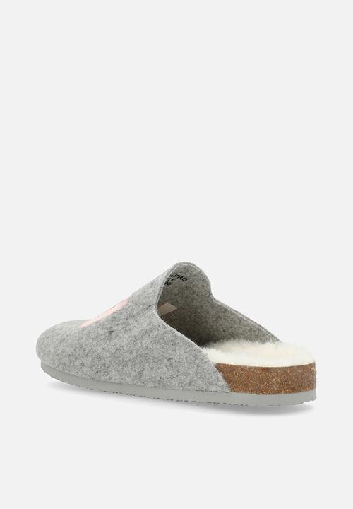Hush Puppies - Soft bindi slipper - grey