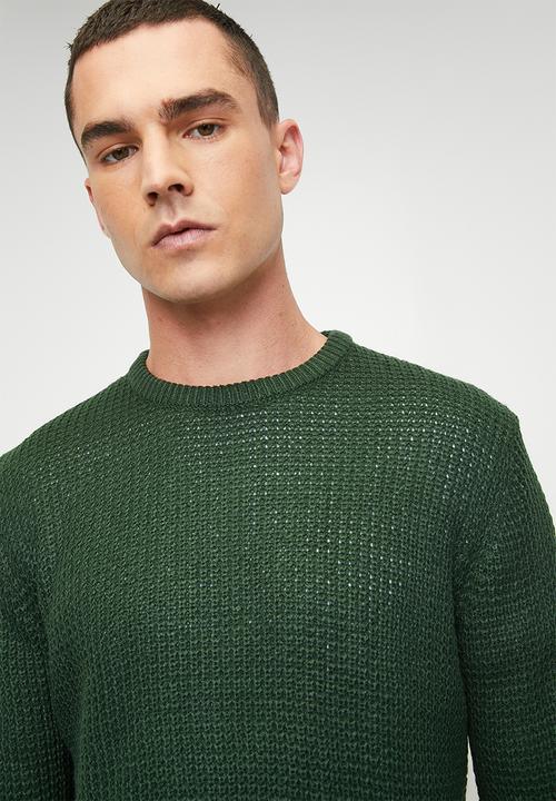 Brave Soul - Knitwear - Army Green
