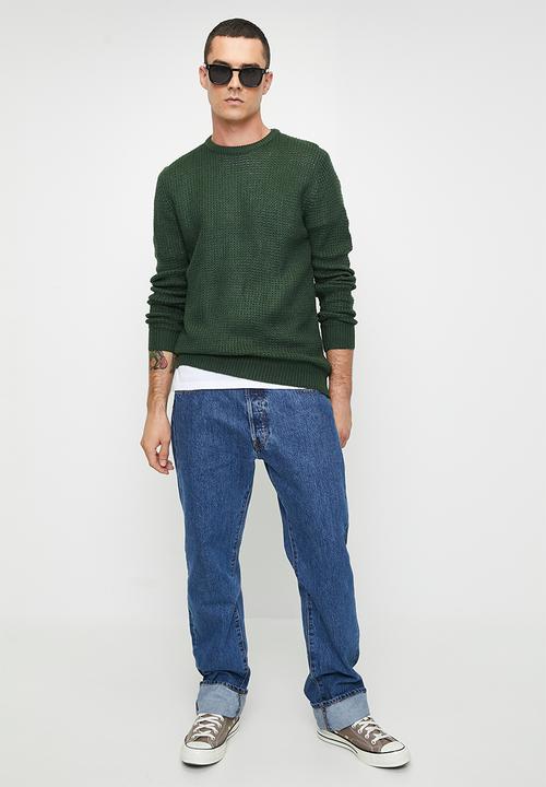 Brave Soul - Knitwear - Army Green