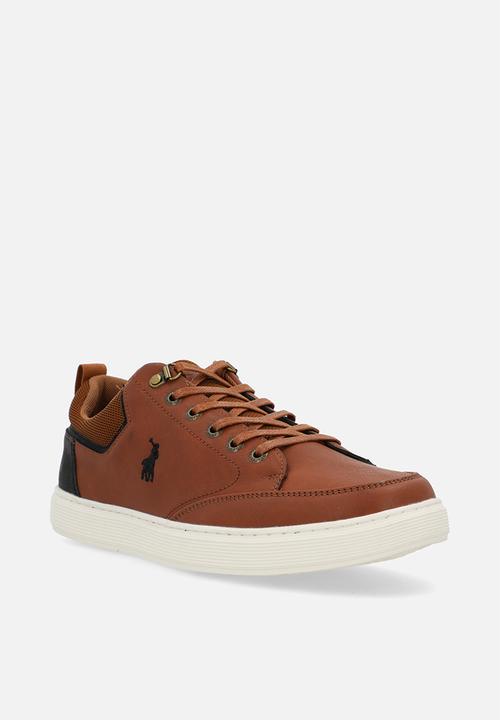 POLO - Textured sneaker - tan.