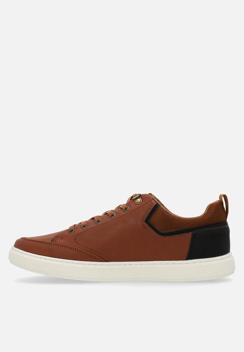 POLO - Textured sneaker - tan.