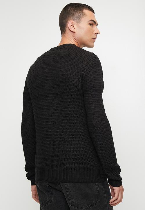 Brave Soul - Knitwear - Jet Black