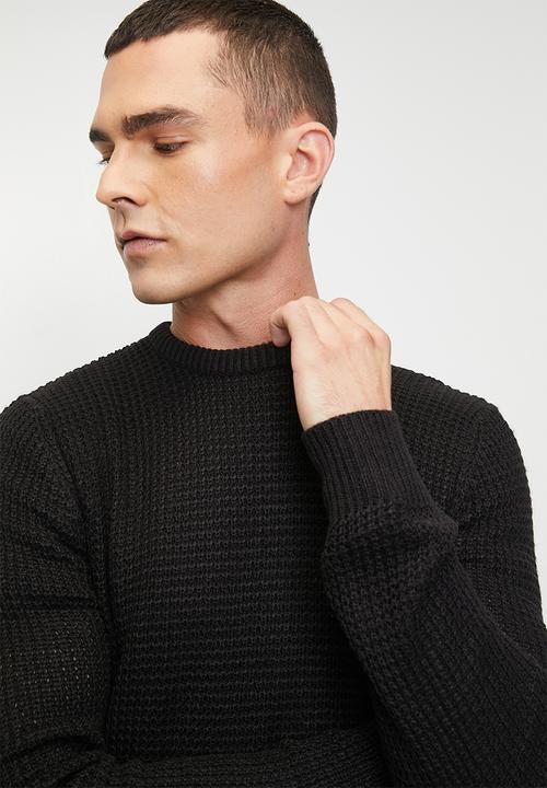 Brave Soul - Knitwear - Jet Black