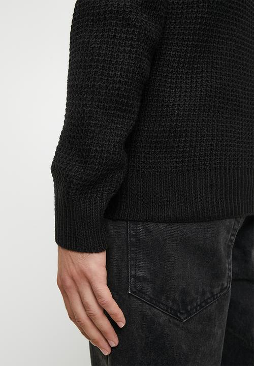 Brave Soul - Knitwear - Jet Black