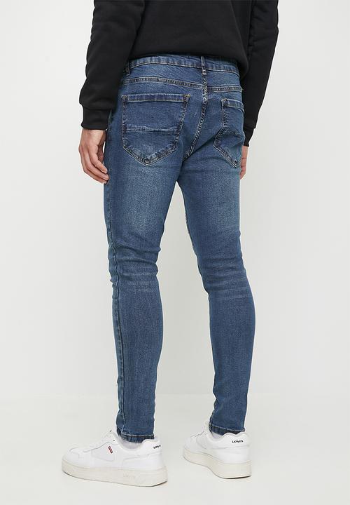 Brave Soul - Denim Jeans - Mid Blue Wash