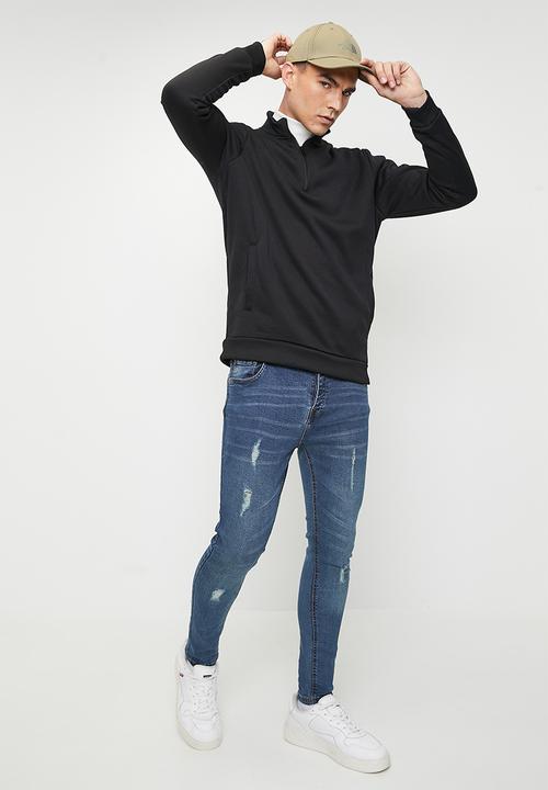 Brave Soul - Denim Jeans - Mid Blue Wash