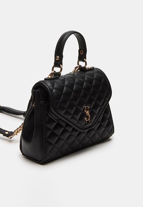Steve Madden - Bkeys top handle bag - black/gold
