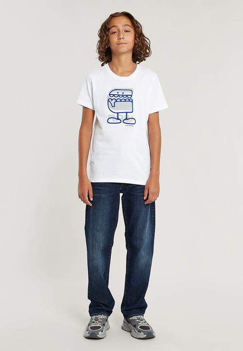 G-STAR - T-shirt Short sleeve R Comic - White