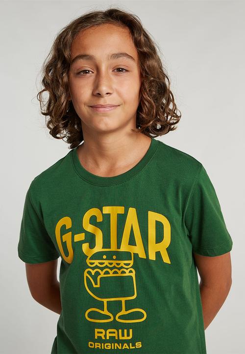 G-STAR - T-shirt Short sleeve R Comic - Deep Nuri Green