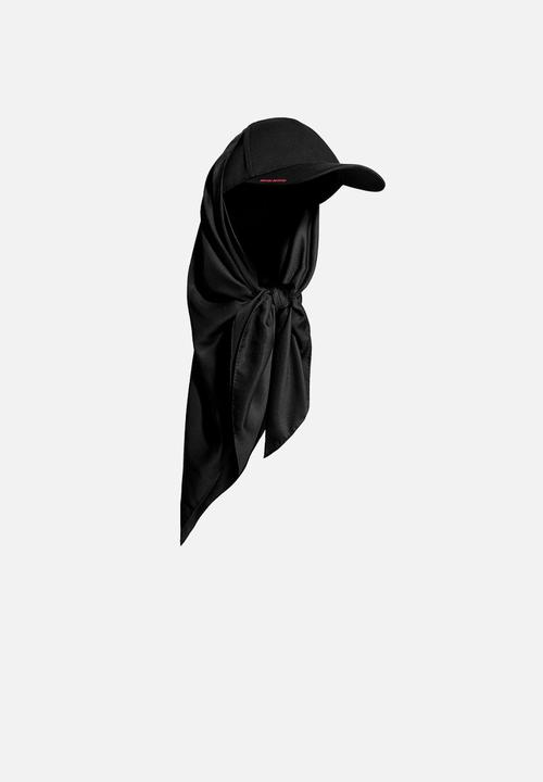 H&M - Magda Butrym H&M: Scarf cap - black