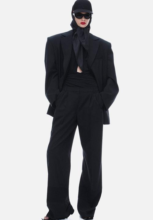 H&M - Magda Butrym H&M: Scarf cap - black