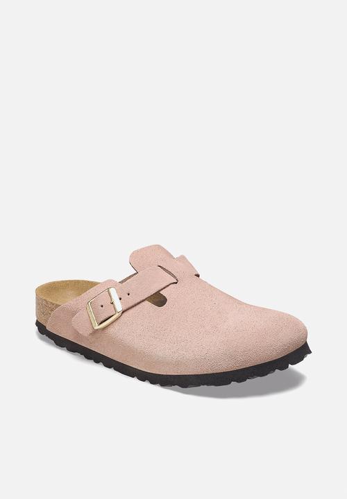 Birkenstock - Boston narrow BS suede - light rose