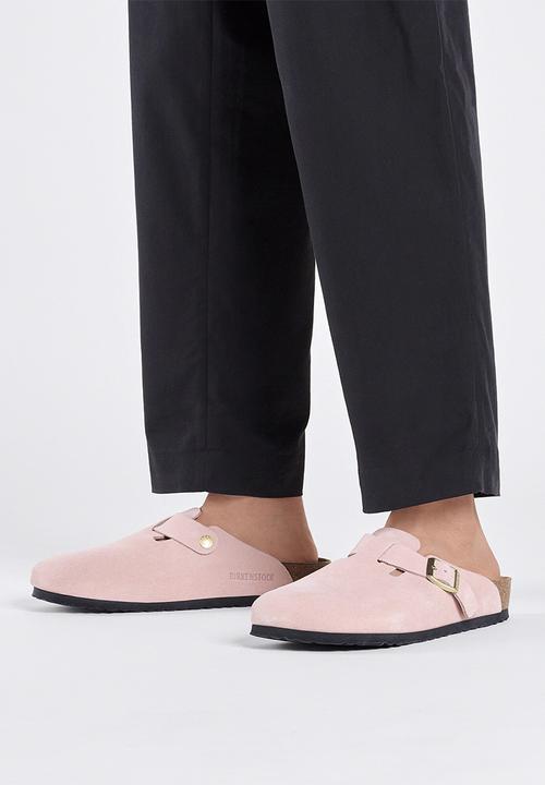 Birkenstock - Boston narrow BS suede - light rose