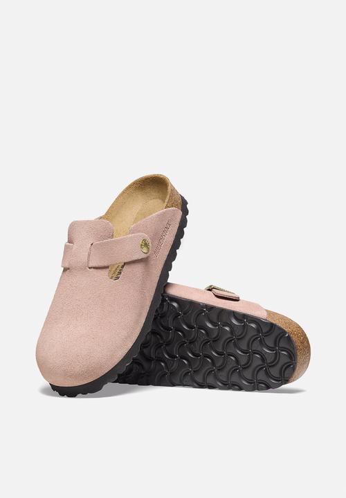 Birkenstock - Boston narrow BS suede - light rose