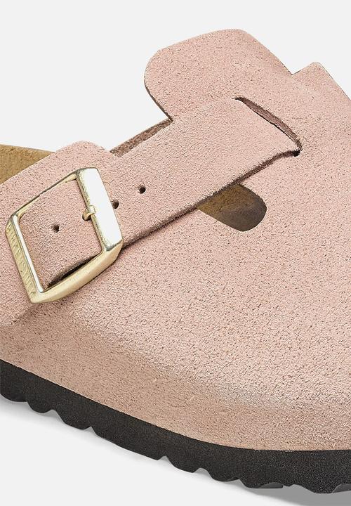 Birkenstock - Boston narrow BS suede - light rose