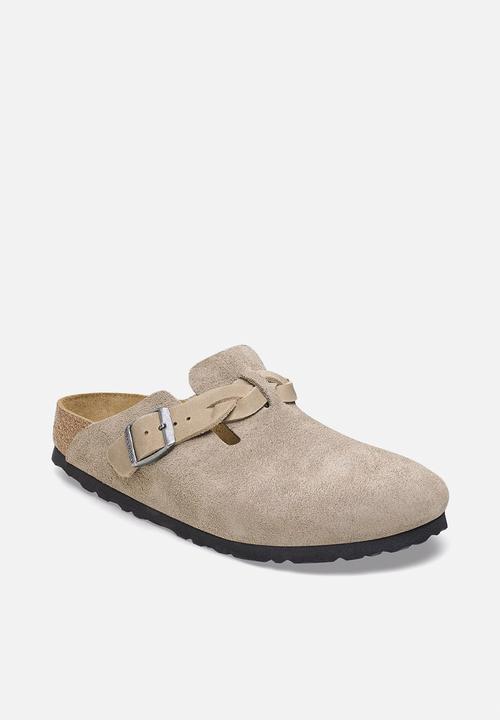 Birkenstock - Boston regular braided suede - taupe