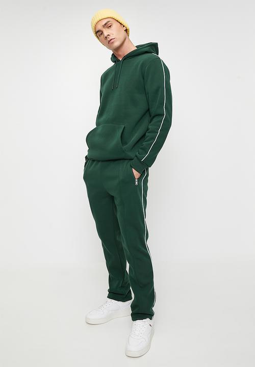 Brave Soul - Jogger Sets - Hunter Green/White