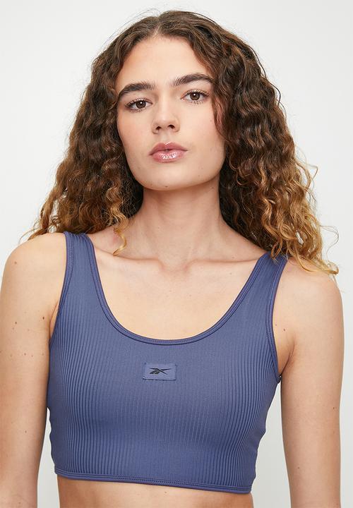 Reebok - Rib Multi-Way Bralette-Twilight Purple