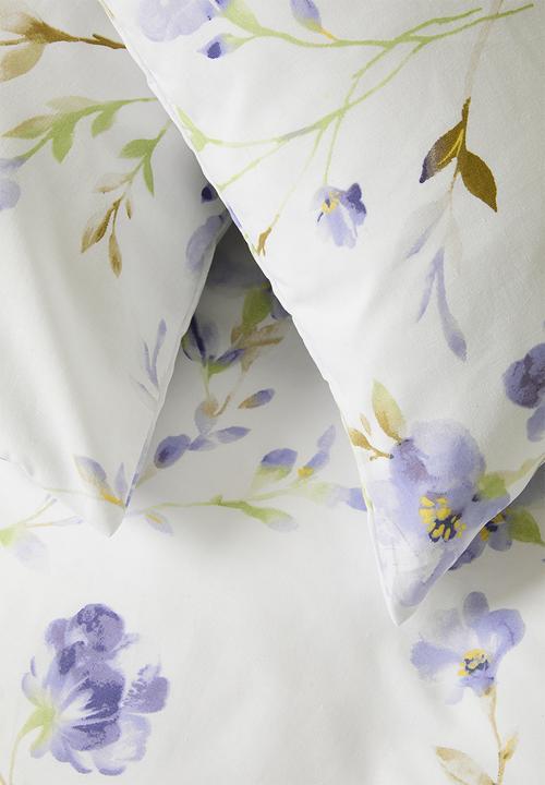 Sixth Floor - Blue Vine Cotton Blend Duvet Set