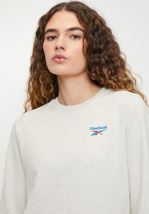 Reebok - Ri Sl Ft Crew-Chalk Mélange