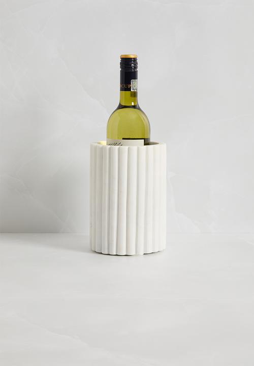 Sixth Floor - Dila marble wine chiller - White