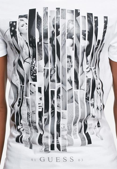 GUESS - Cascading logo tee