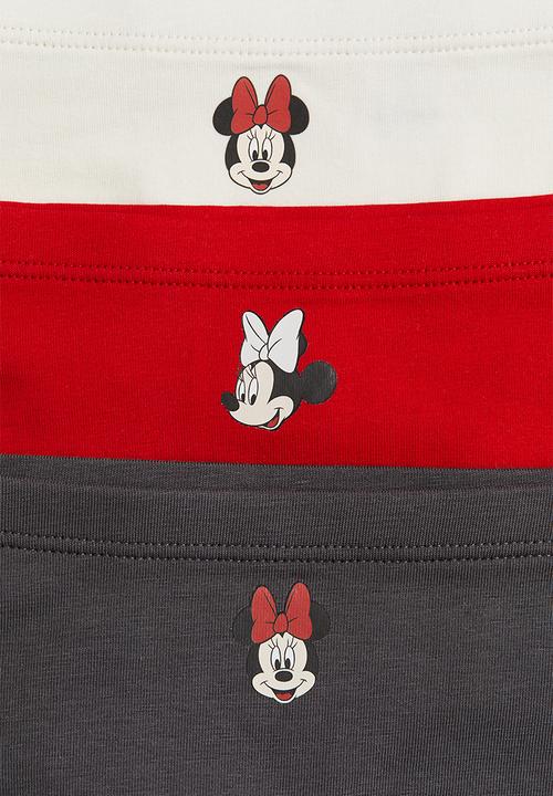 H&M - 5 pack cotton boxer briefs - red minnie mouse
