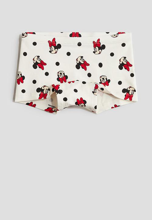 H&M - 5 pack cotton boxer briefs - red minnie mouse