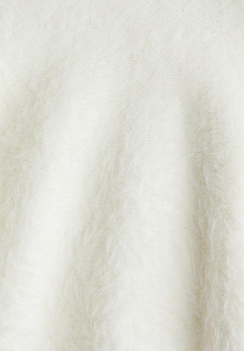 H&M - Brushed fine-knit skirt - white