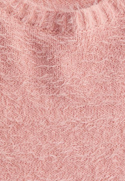 H&M - Brushed fine-knit jumper - dusty pink