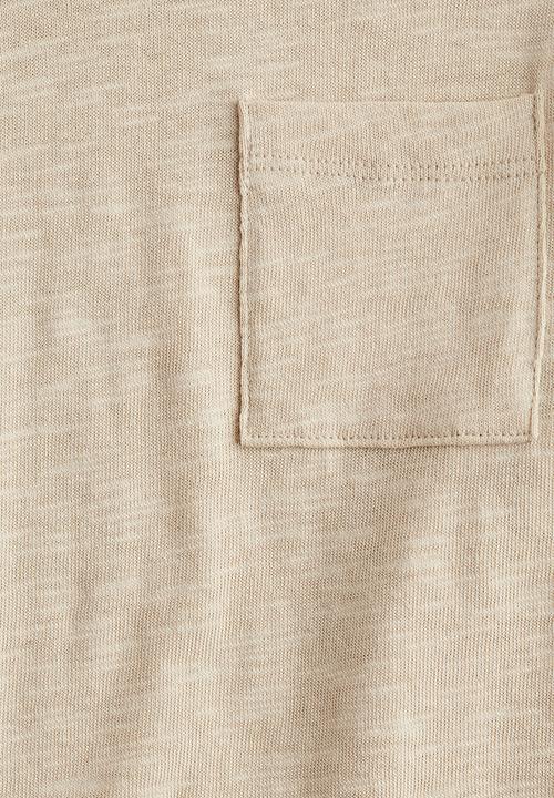 H&M - Long-sleeved jersey t-shirt - beige
