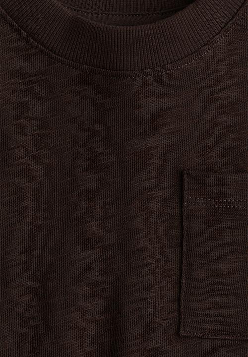 H&M - Long-sleeved jersey t-shirt - dark brown
