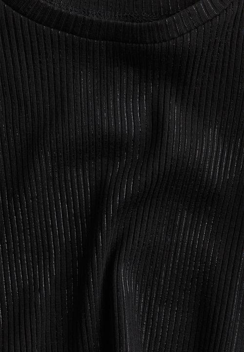 H&M - Flare-sleeve jersey top - black