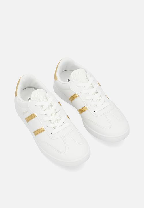 Madison® - Sneaker - white & gold