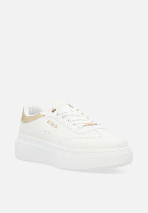 Madison® - Toby sneaker - white/gold