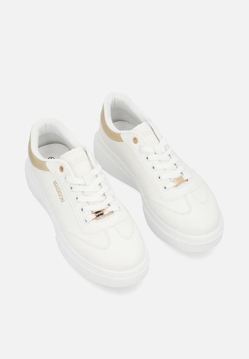 Madison® - Toby sneaker - white/gold