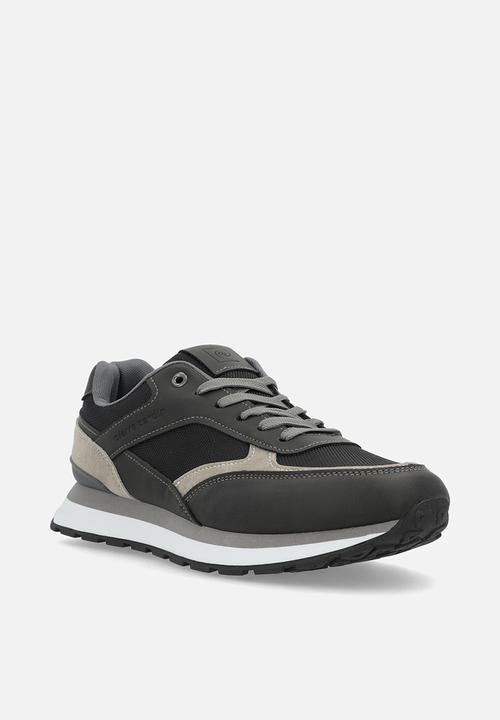 Pierre Cardin - Trystan casual lace up - black & grey