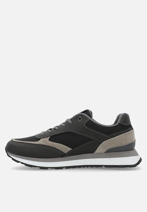 Pierre Cardin - Trystan casual lace up - black & grey