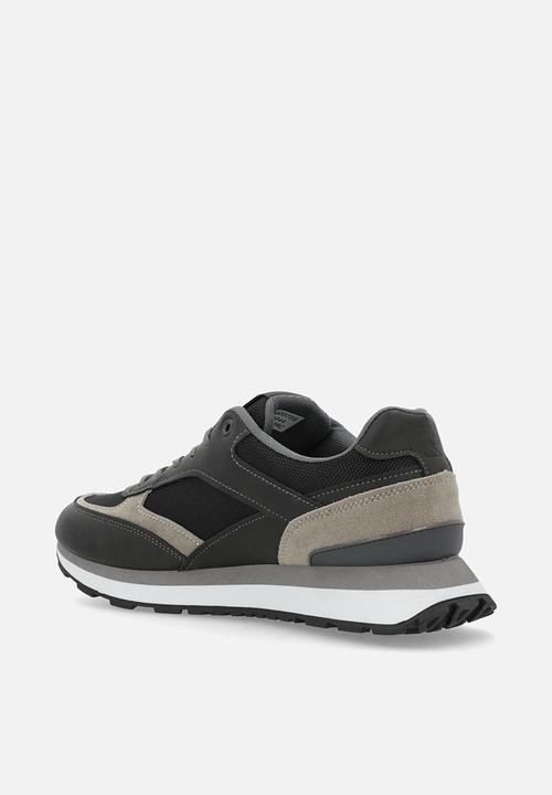 Pierre Cardin - Trystan casual lace up - black & grey