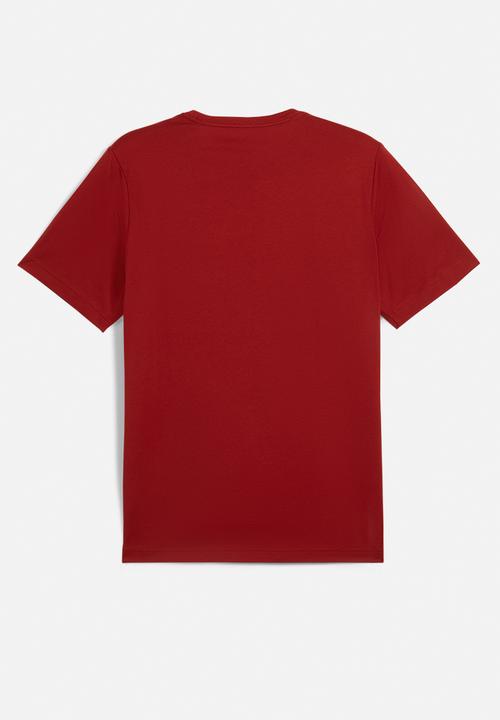 PUMA - ESS+ Logo Men's Tee - Intense Red